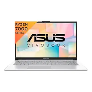ASUS Vivobook Go 15, AMD Ryzen 5 7520U Thin & Light Laptop(AMD Radeon iGPU/8GB RAM/512GB SSD/FHD/15.6"/60Hz/Windows 11/M365 Basic (1Year)*/Office Home 2024/Cool Silver/1.63 Kg) E1504FA-NJ132WS