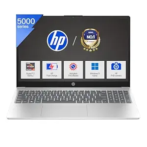 HP 15, AMD Ryzen 7 5825U (16GB DDR4, 512GB SSD) FHD, Anti-Glare, Micro-Edge,15.6''/39.6cm, Win11, M365(1yr)* Office24, Silver, 1.59kg, fc0476AU, Radeon Graphics, FHD Camera w/Shutter, Backlit Laptop